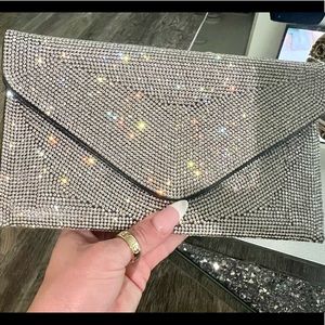 Rhinestone clutch